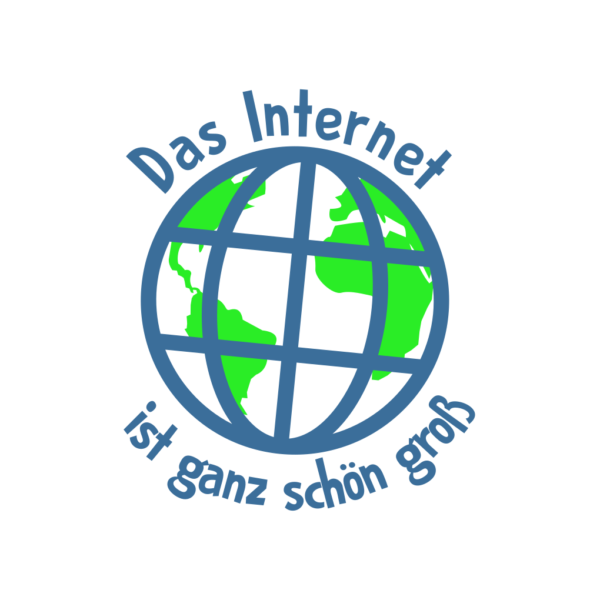 Sticker: Das Internet ist ganz schön groß