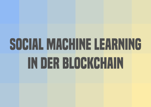 Sticker: Social machine learning in der Blockchain